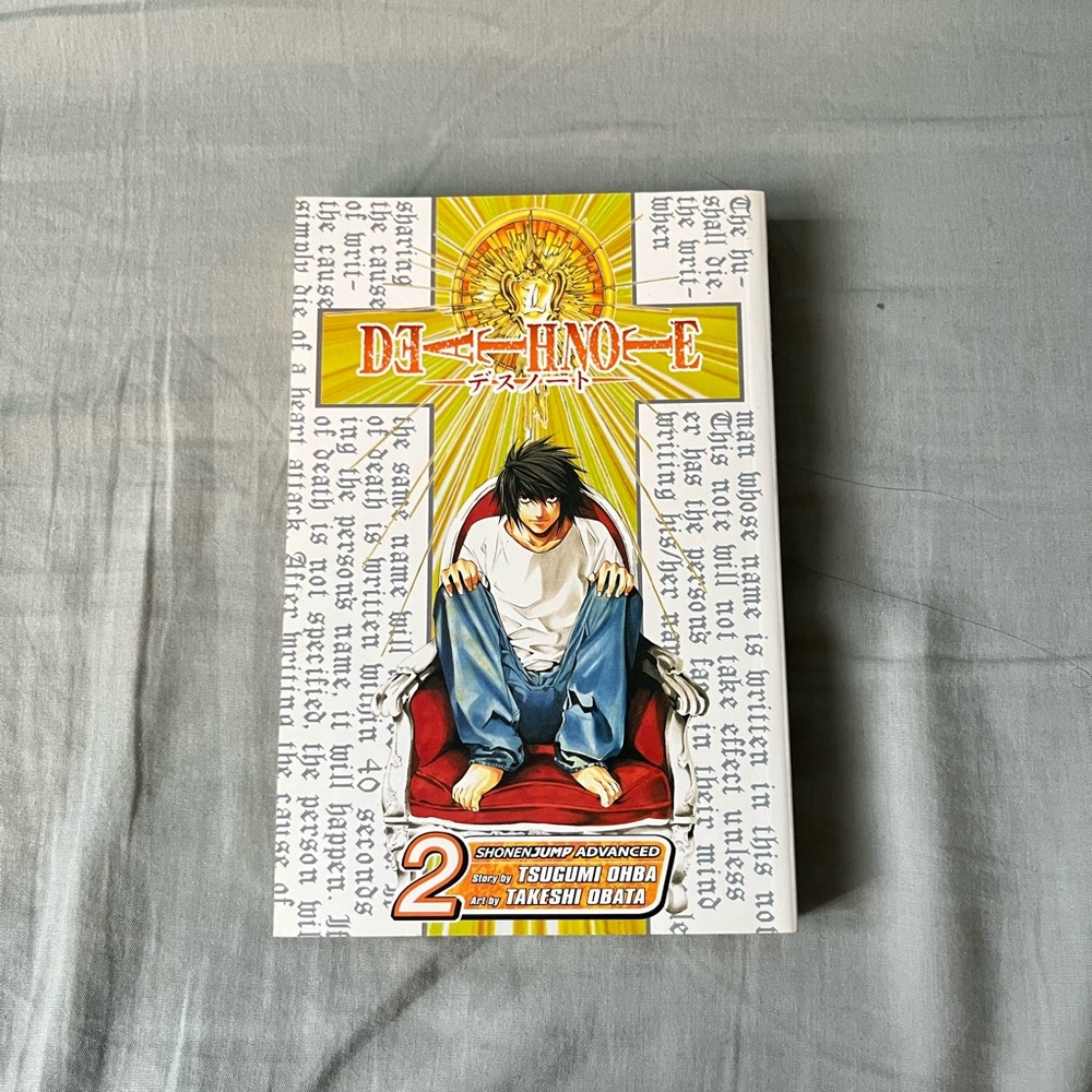 Death Note Volume 2 Manga Art Print